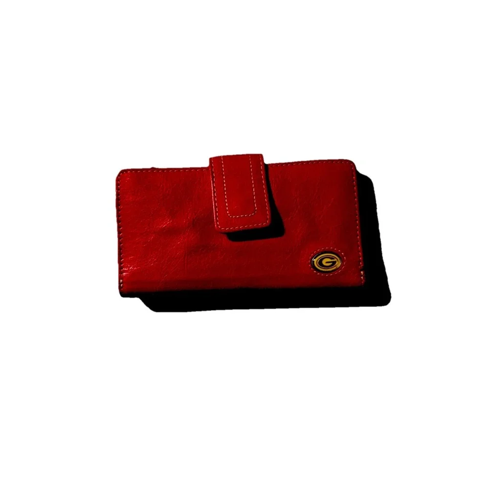 University Of‎ Georgia Red Leather Wallet